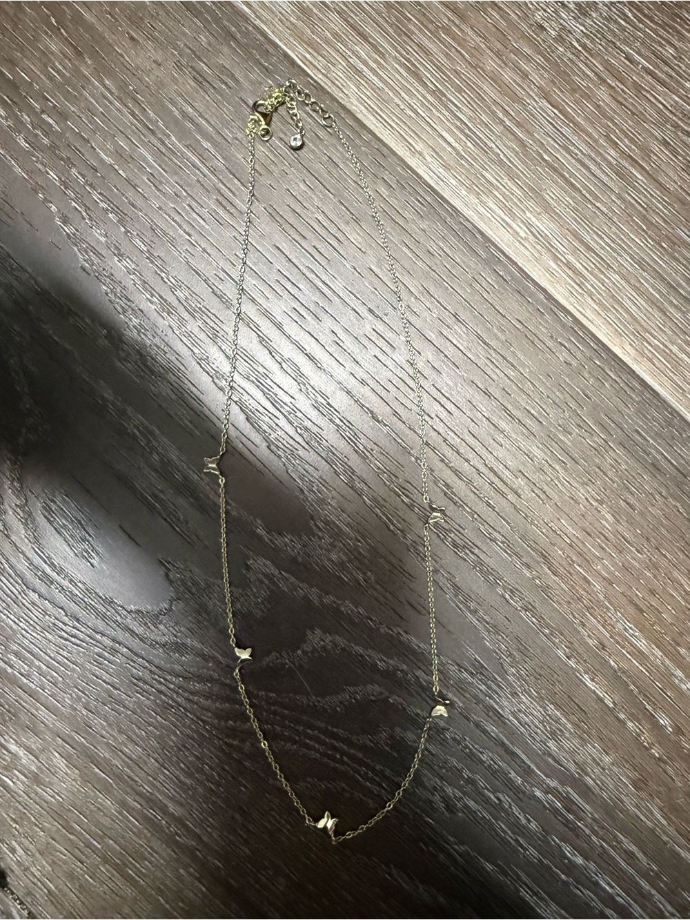 Super Dainty Butterfly Gold Necklace